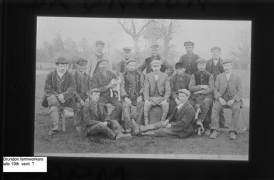 farm workers Brundon Late 19thc